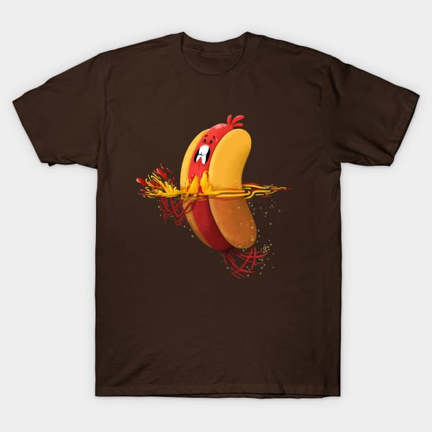 Hotdoggy Paddle T-Shirt by TipTop